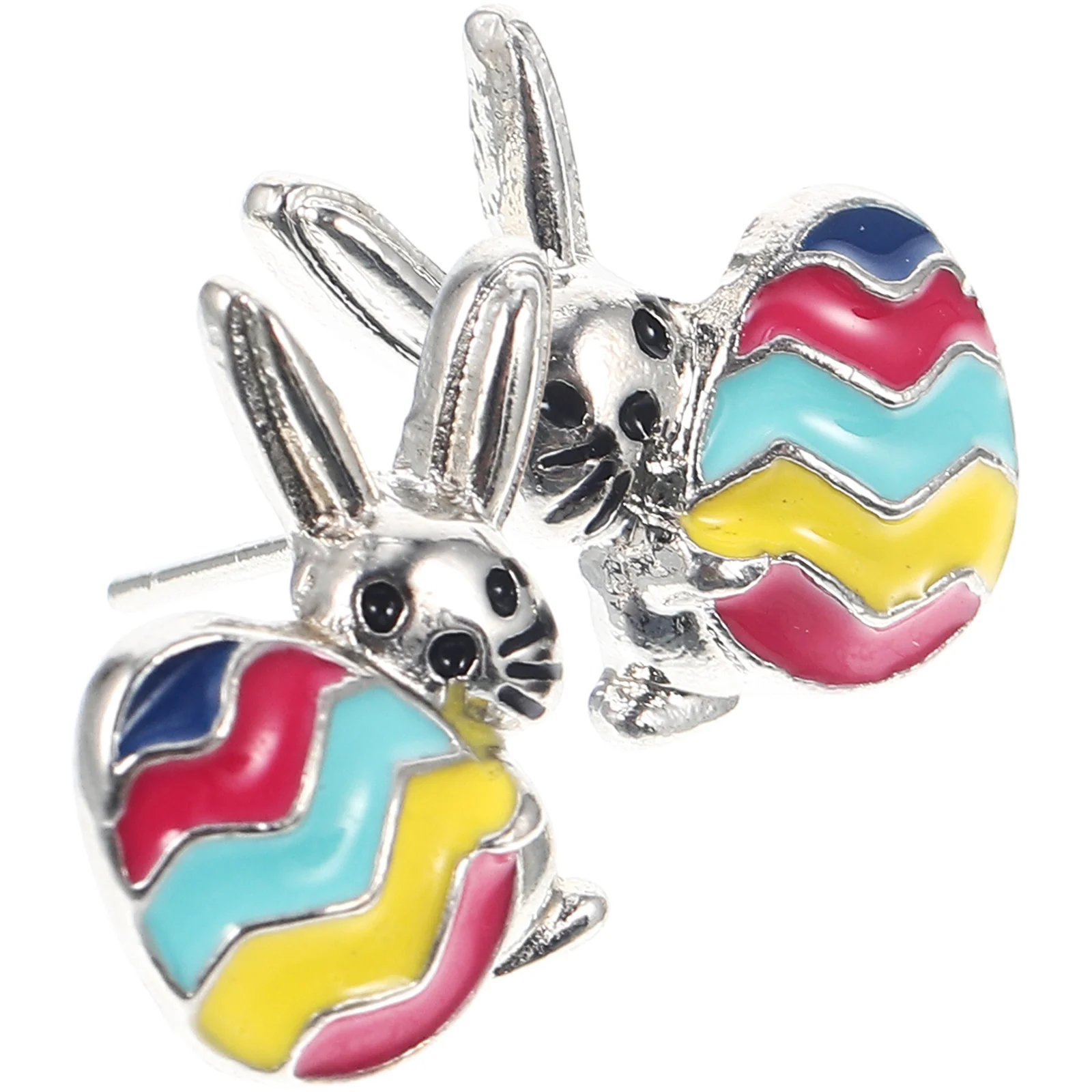 

Easter Earrings Stud Bunny Egg Earring Jewelry Rabbit Ornament Eggs Ear Festive Gifts Women Drop Dangle Fillers Stuffers Gift