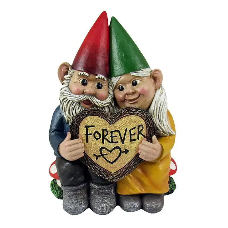 

Garden Gnome Decorations Funny Resin Couple Tomte Garden Figurines For Desk Significant Desktop Decoration Gifts For Wedding