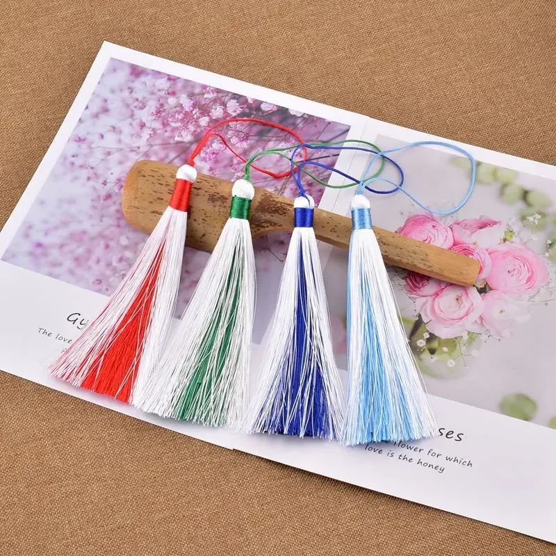 Двойной цвет 12 см шелковое китайское платье с бахромой ханьфу кулон DIY ароматная