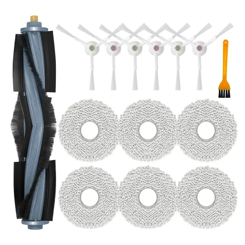 Тряпки для швабры с основной боковой щеткой Сменные запасные части как показано