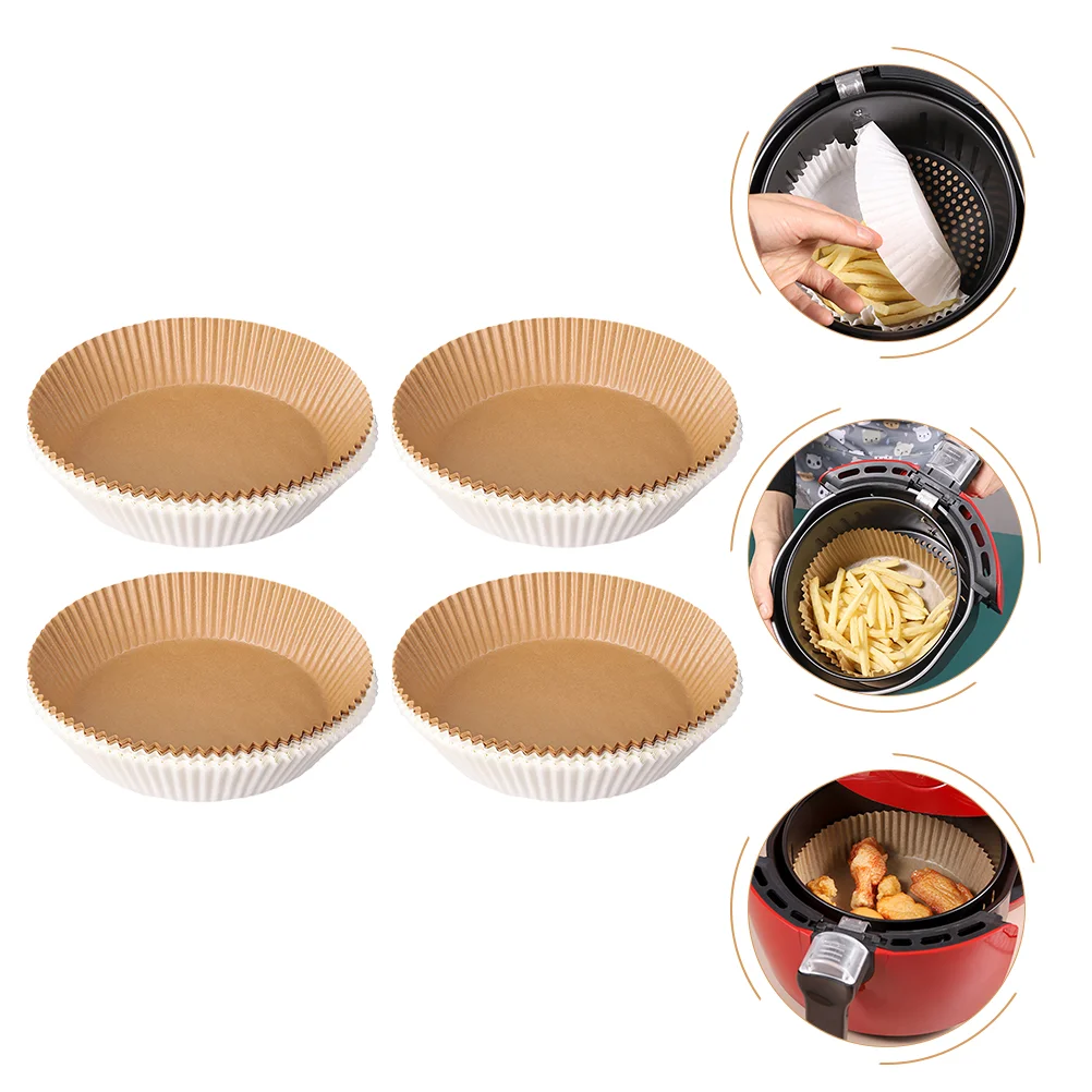 

50Pcs Air Fryer Paper Liners Non- Airfryer Parchment Liners Round Paper Oilproof, Waterproof, 7 86inch Grade Parchment Paper
