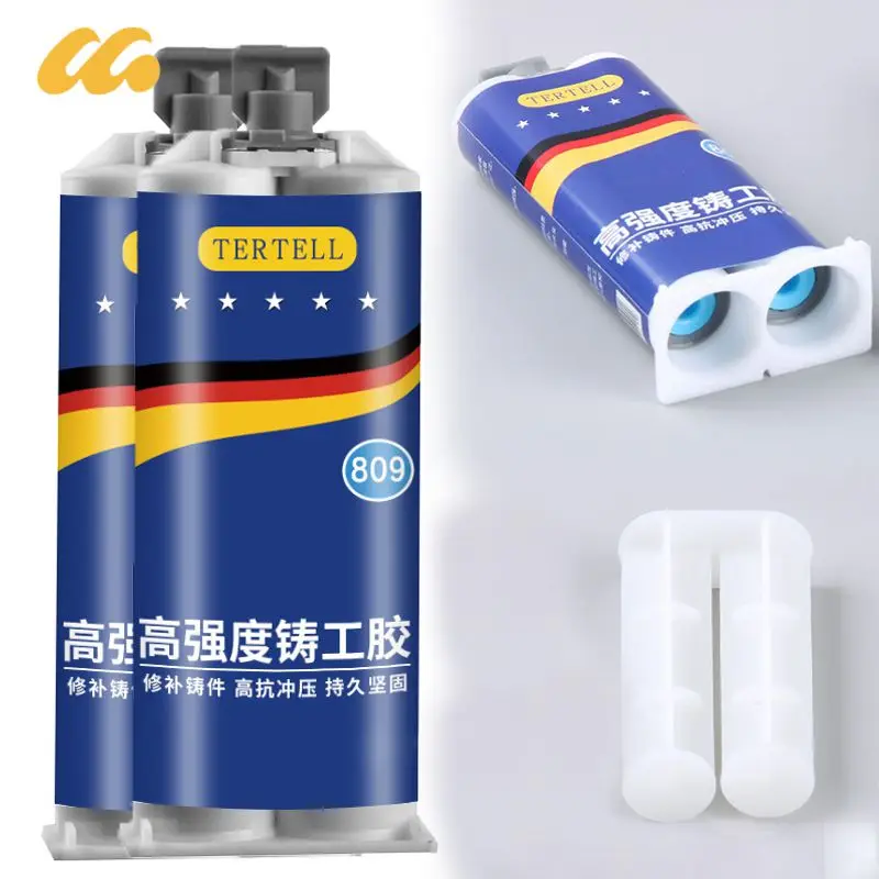 

Foundry Glue Extra Strong Glue Metal Repair Agent Stone Ceramic Steel Copper Aluminum Casting Mold Hole Crack Welding AB Glue
