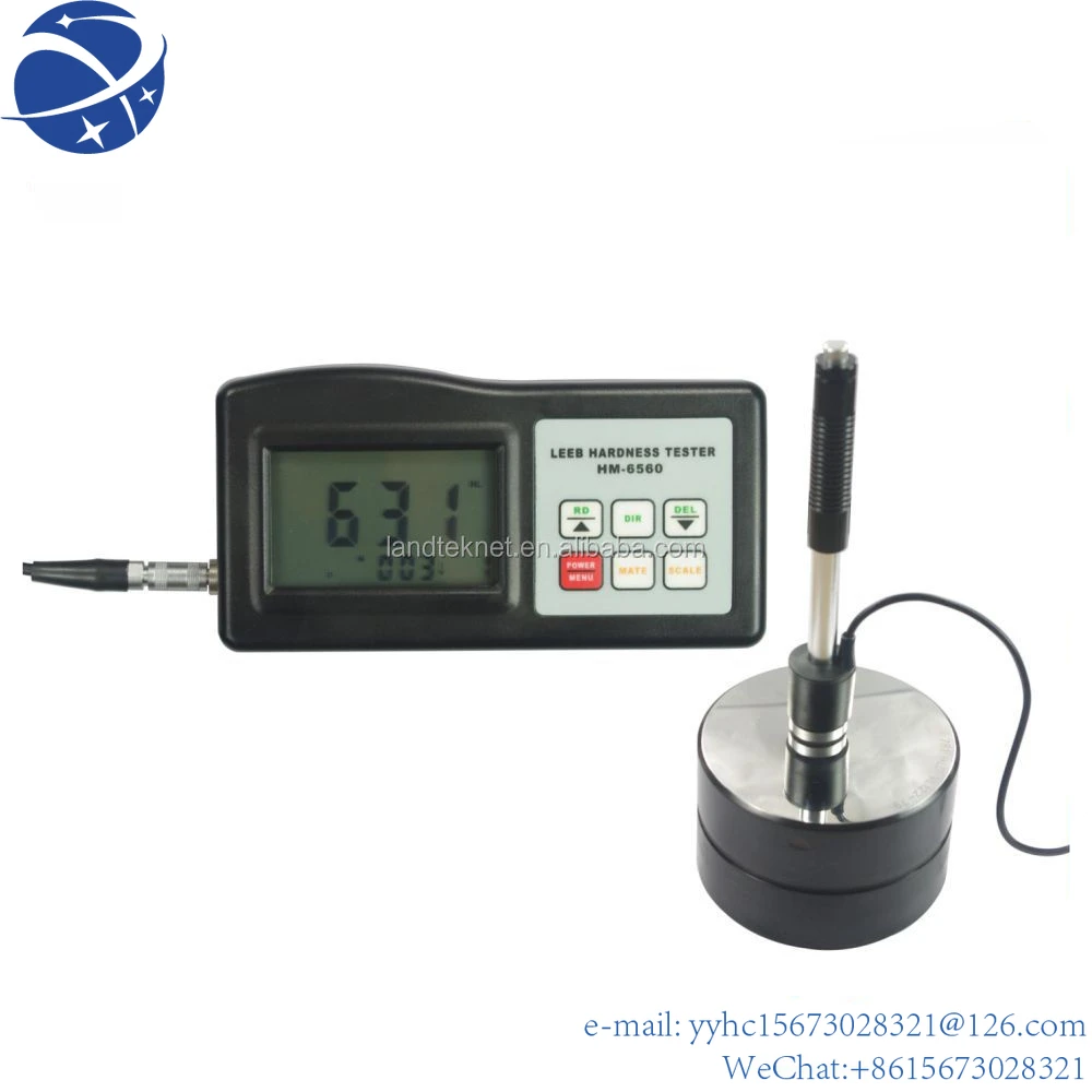 

Yun Yi Portable Metal Hardness Tester Measuring Instruments HM-6560 200-900HLD