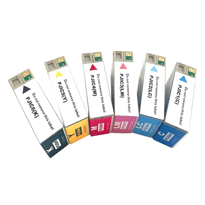 Картридж PJIC1 PJIC2 PJIC3 PJIC4 PJIC5 PJIC6 с пигментными чернилами Женский картридж для Epson