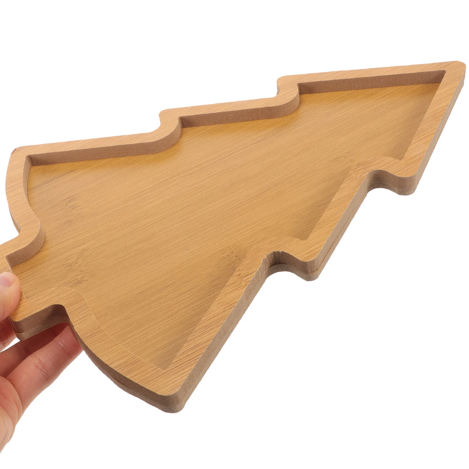 Поднос для рождественской елки тарелка еды деревянные тарелки суши орехи