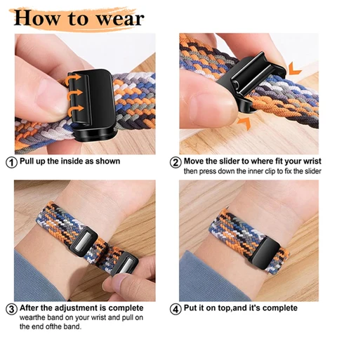 Плетеный ремешок 22 мм для Redmi watch 5 active/5 lite, ремешок для часов, магнитный браслет correa для Xiaomi Redmi watch 5 active Band