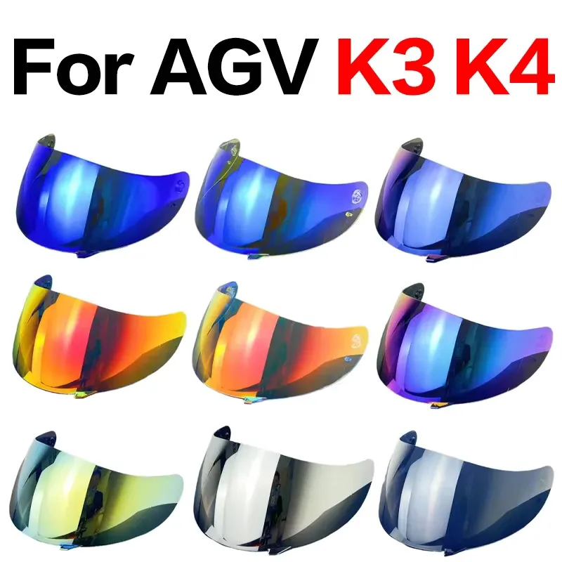 Козырек для шлема AGV K3 K4 Casco Moto Аксессуары Щит УФ-защита Шлем Линза Ветрозащитный