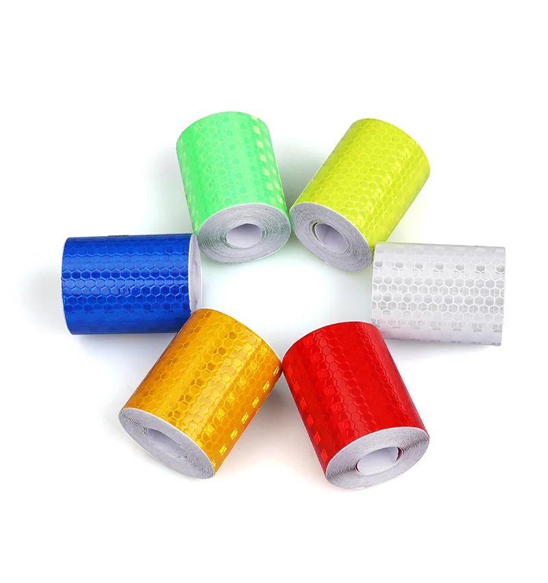 

5cm*3m Automobile Reflective Tape Automobile Decorative Sticker Film Safety Warning Motorcycle Automobile Sticker