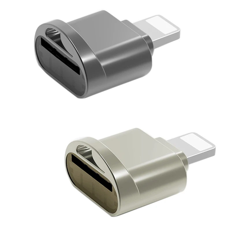 

Кардридер Mini для Micro-SD внешний OTG адаптер для карт памяти кардридер для IOS 13 14 Iphone 12/Mini/Pro Max