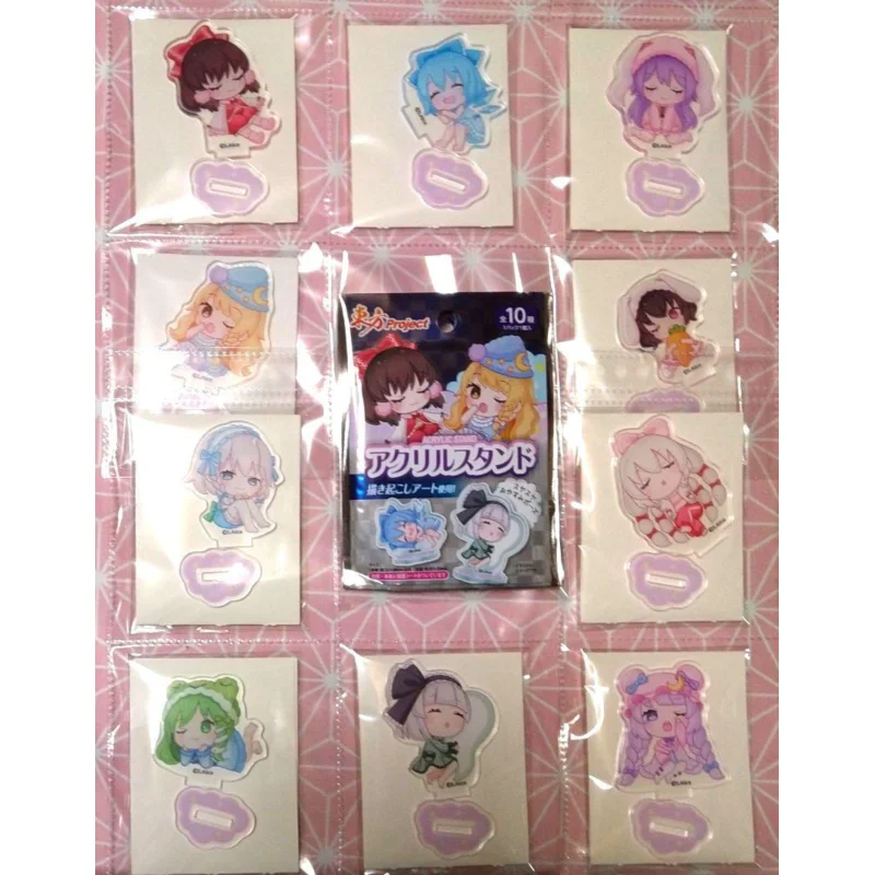 Фото Япония Daiso Goods Touhou Project Плюшевые монстры с большой головой Стоячий знак Периферийные устройства №3