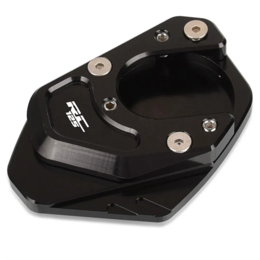 Фото Для KTM RC 125 200 250 390 690 Enduro SMC 950 990 Adventure R Боковая подставка для мотоцикла, увеличительная пластина, подставка, увеличенная полка для ног №4