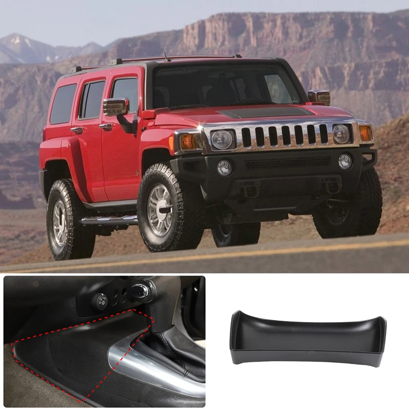 

Car Accessories Gear Shift Handle Front Storage Box ABS Key, Mobile Phone Storage and Arrangement Fit For Hummer H3 2005-2007