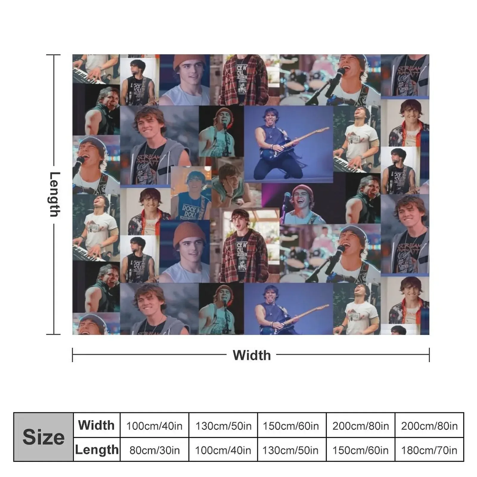 Одеяло с коллажем Чарли Гиллепи Люк одеяла на заказ