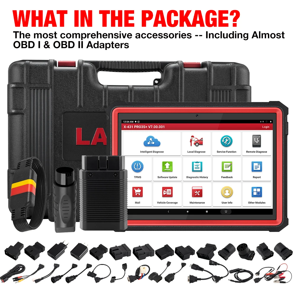 

LAUNCH X431 pro3s Plus Full system Automotive Diagnostic tools ECU Coding Active test obd2 scannner for car pk x431 pro v+