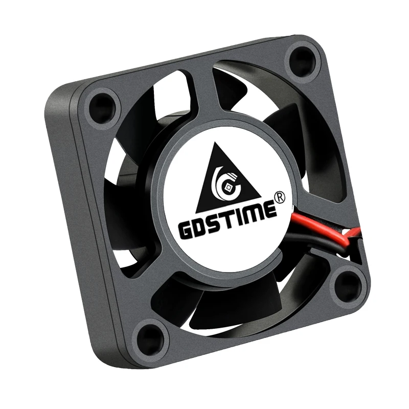 2PCS Gdstime 4cm 4mm DC 5V 12V 24V 4010 Dual Ball Brushless Cooling Fan 40x10mm Computer PC Case Axial for 3D Printer Cooler - купить по