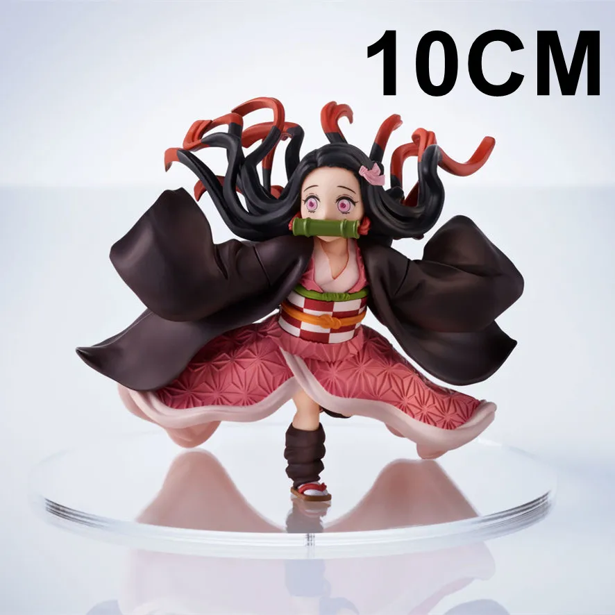 

Anime 24CM Demon Slayer Kimetsu No Yaiba Figure Figure Kamado Tanjiro Agatsuma Zenitsu Nezuko Anime Figures