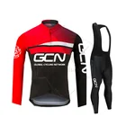 Новинка 2022 г., GCN, осенняя велосипедная Джерси с длинным рукавом, весенний велосипедный костюм для гонок, Мужская велосипедная одежда для горного велосипеда, одежда для велоспорта