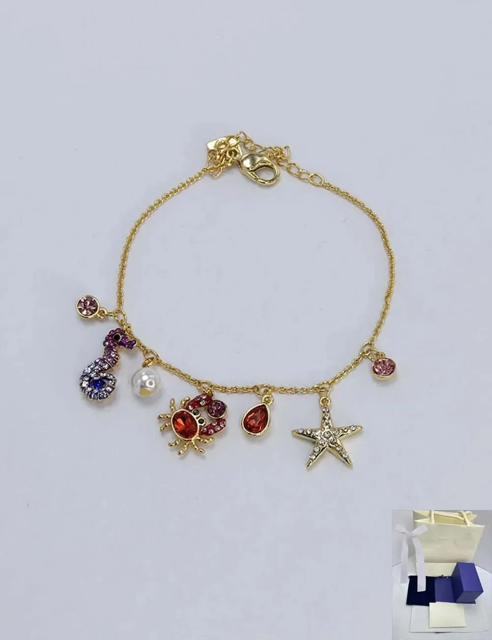 Новый Платиновый браслет LOUISON великолепный матовый лист рисунок стразы