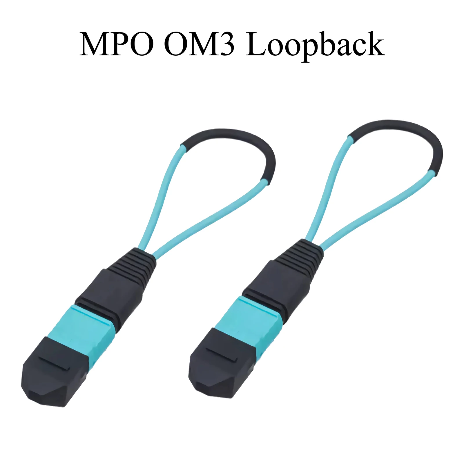 1PCS MPO/MTP Fiber Optic Loopback Female Single Mode OM3 OM4 Adapter 8/12/24 Cores Loop Fiber Optical Tester Plug Connector