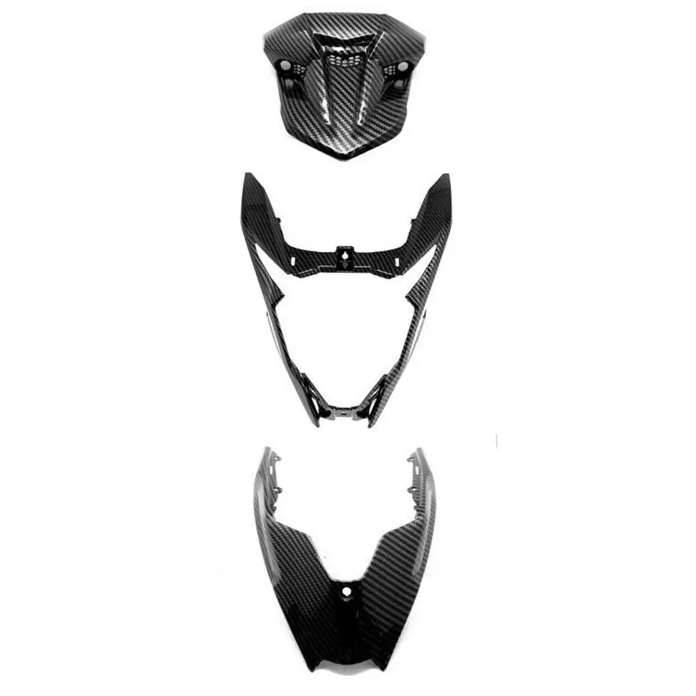 

3 шт., передняя фасветильник из углеродного волокна для HONDA CB500F 2016-2018