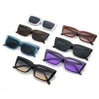 2022 fashion womens square frame sunglasses polarized brand design anti ultraviolet uv400 casual sunglasses for adultwomenmen