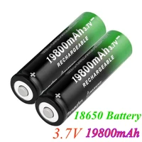 2021 new 18650 li ion battery 19800mah rechargeable battery 3 7v for led flashlight flashlight or electronic devices batteria
