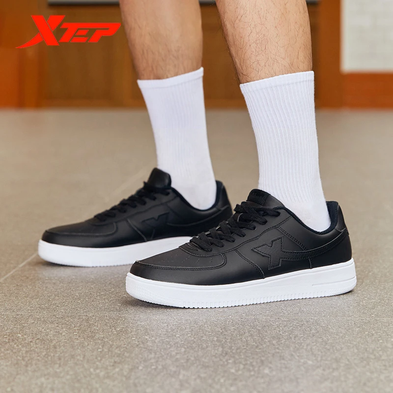 Xtep Women Men Skateboarding Shoes Stan New Casual White Couple Sneakers Male Female Popular Skateboarding Shoes 881219319851