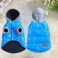 warm winter pet dog clothes for small large dogs vest reversible dogs jacket coat thick pet clothing waterproof outfit clothing