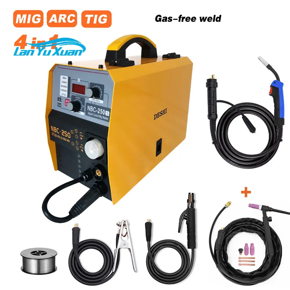 

5 in 1 MIG / MAG / TIG / FLUX / MMA Inverter Welder Semi-automatic Welding IGBT Combo Welding Machine Spot Welder 200A