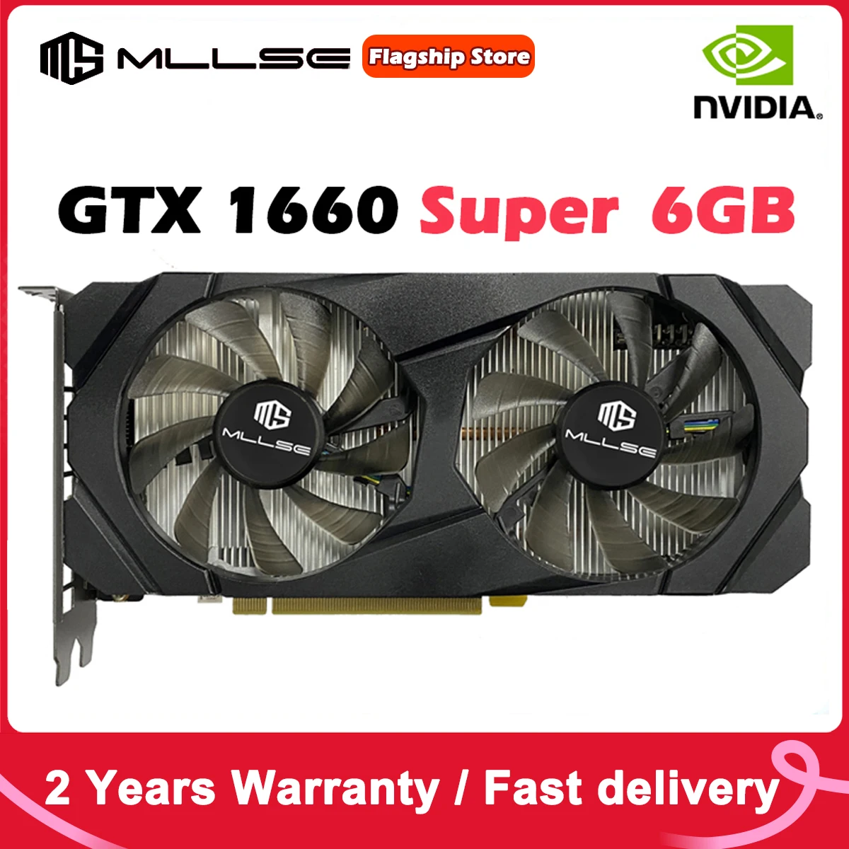 

MLLSE Graphics Card GTX 1660 Super 6GB GDDR6 192 Bit PCI-E 3.0×16 Gaming GPU gtx 1660 Super Video card For Desktop