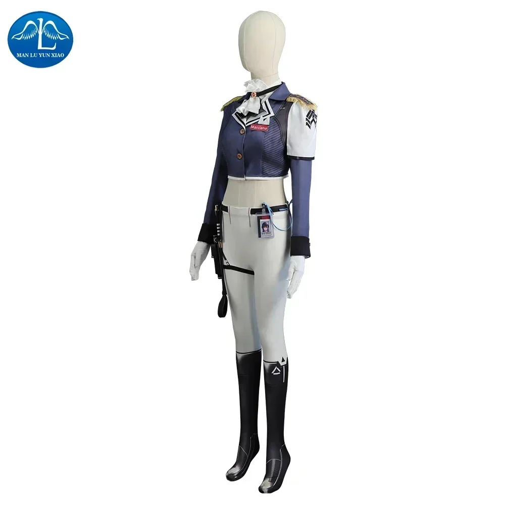 Marciana Косплей Богиня победы: Nikke Хэллоуин Карнавал Полный комплект форма косплей