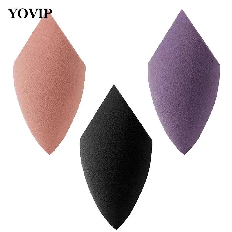 1PC Microfiber Velvet Sponge  Makeup Blender Sponge Powder Egg Shaped Foundation Concealer Cream Face Cosmetic Makeup Puff