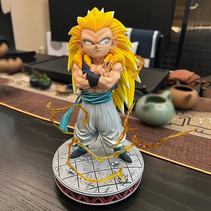 Фигурка Dragon Ball SJJ3 Gotenks аниме фигурки GK Super Saiyan статуя фигурка из ПВХ коллекционная