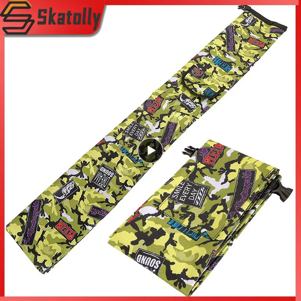 

4 Colors Fishing Umbrella Bag Portable Foldable Fish Pole Bag Drawstring Pocket Thicken Canvas Fishing Rod Cover Oxford Cloth