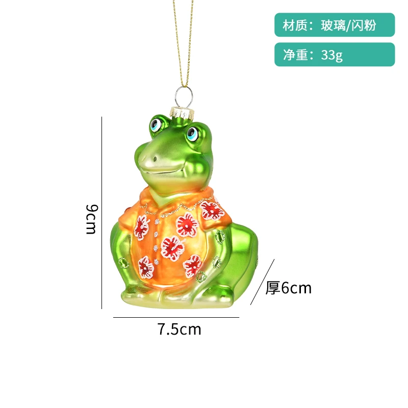 

Рождественская подвеска из стекла