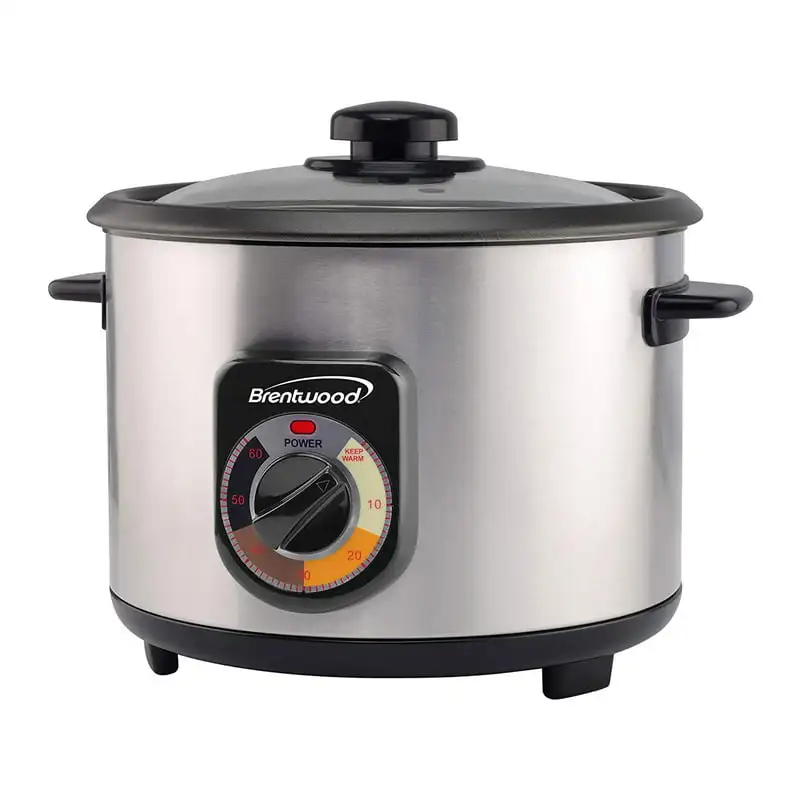 

Steel Crunchy Persian Rice Cooker (16 Cups Cooked 500 Watts) (TS-1216S)