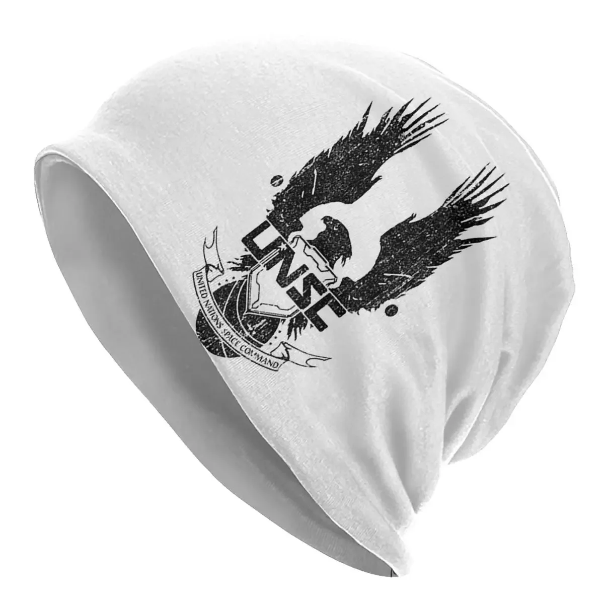 Halo UNSC теплая вязаная шапка с ношением логотипа шляпа в стиле хип-хоп