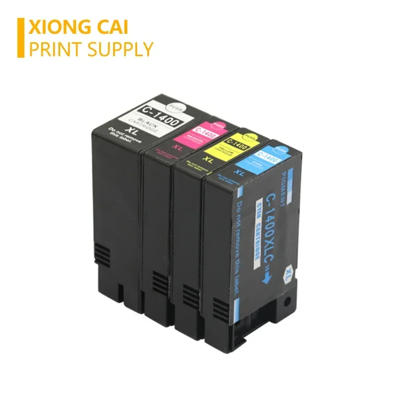4X совместимые картриджи XiongCai для принтеров Canon PGI 1400 MAXIFY MB2040 MB2340 MB2140 MB2740 PGI-1400 PGI1400 XL