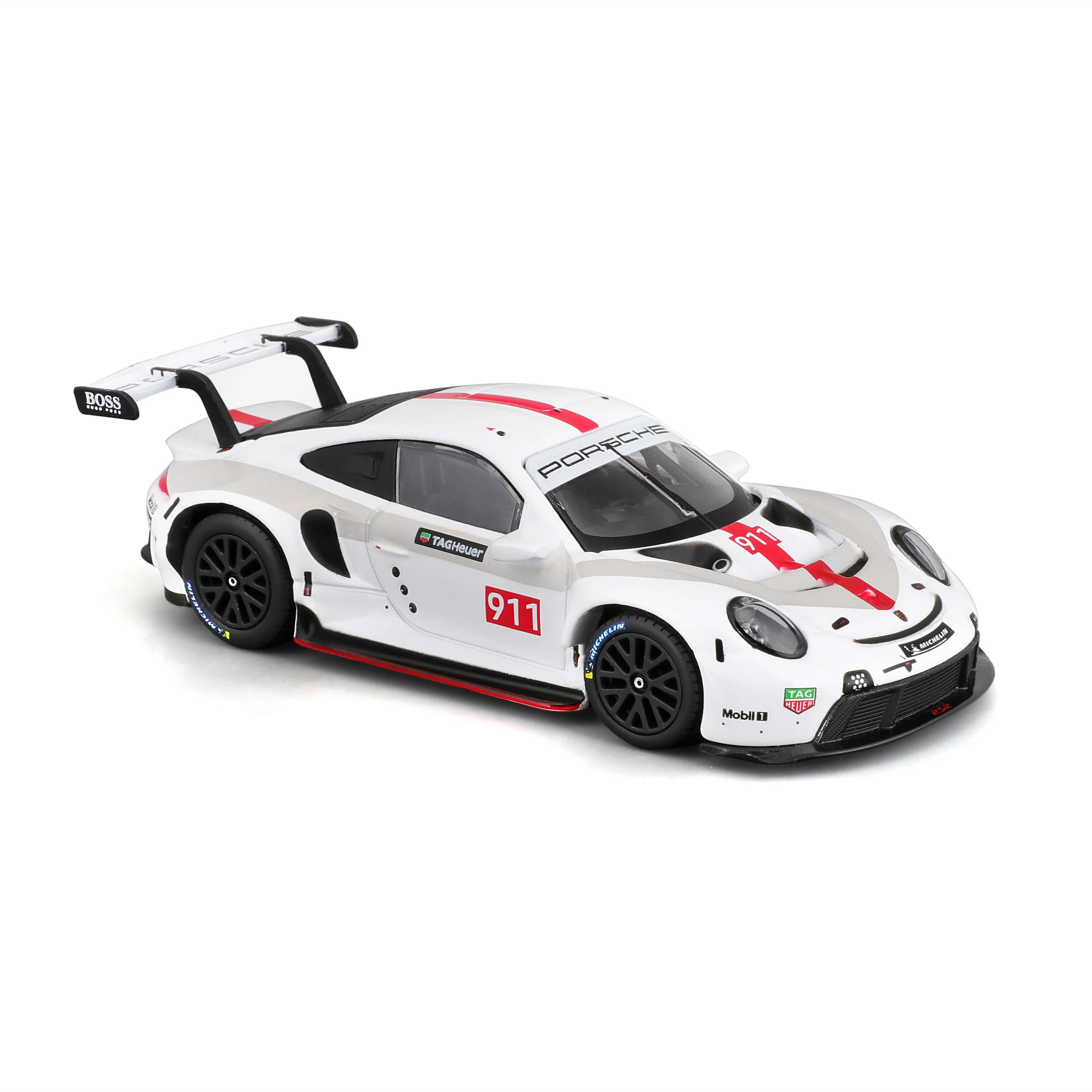 Bburago 1:43 Porsche 911 RSR статические литые автомобили Коллекционная модель гоночного