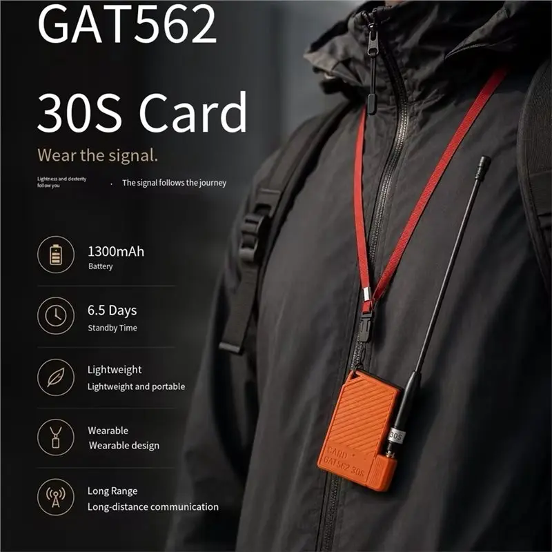 Фото GAT562 30S Meshtastic Lora Card Tracker Meshtastic с антенной, магнитным креплением, класс защиты IP65, устройство Meshtastic NRF52840, 868 МГц №1