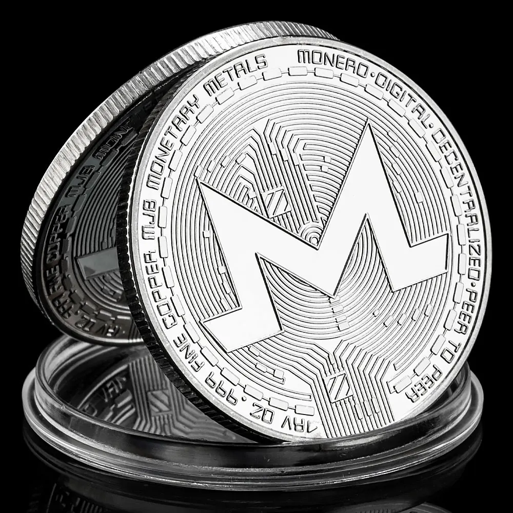 Оригинальные монеты для криптовалюты посеребренные металлические сувениры и