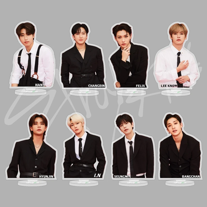 S Acrylic Stand Bang Chan Hyunjin Lee Minho Action Figure Model Desktop Decorative Collectibles