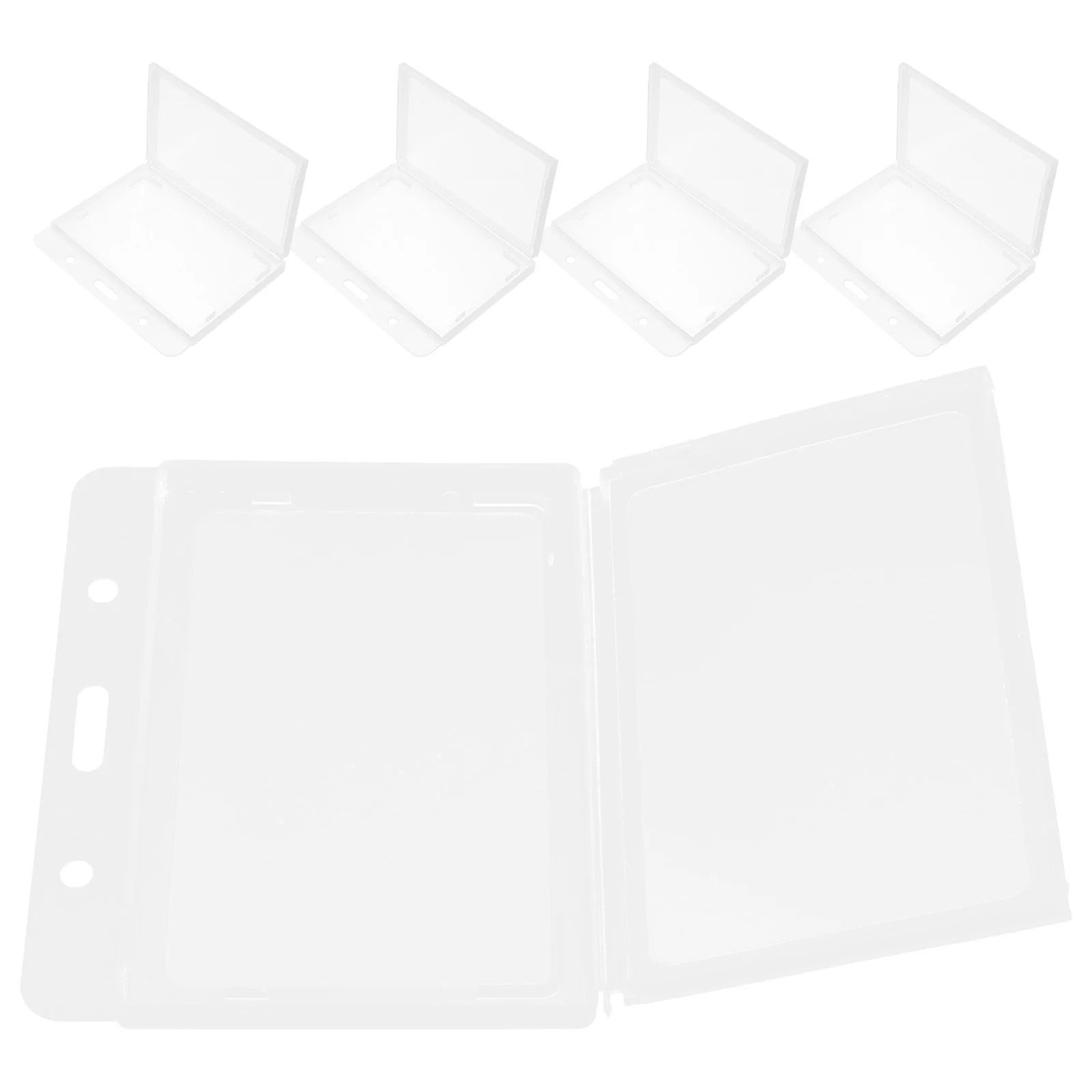 5 шт. горизонтальный держатель для удостоверения личности матового цвета твердые