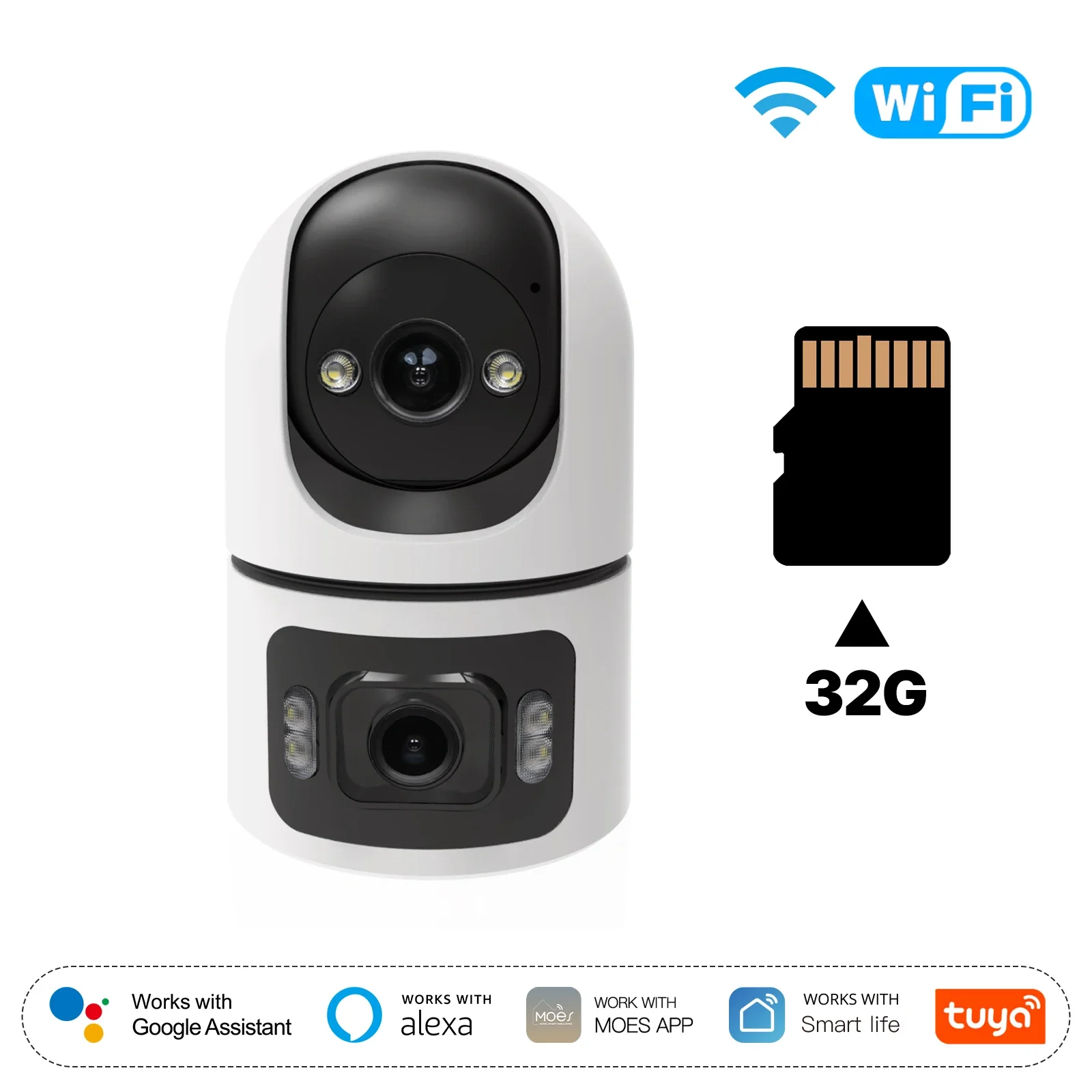 

MOES Tuya Умная Wi-Fi камера 8Мп