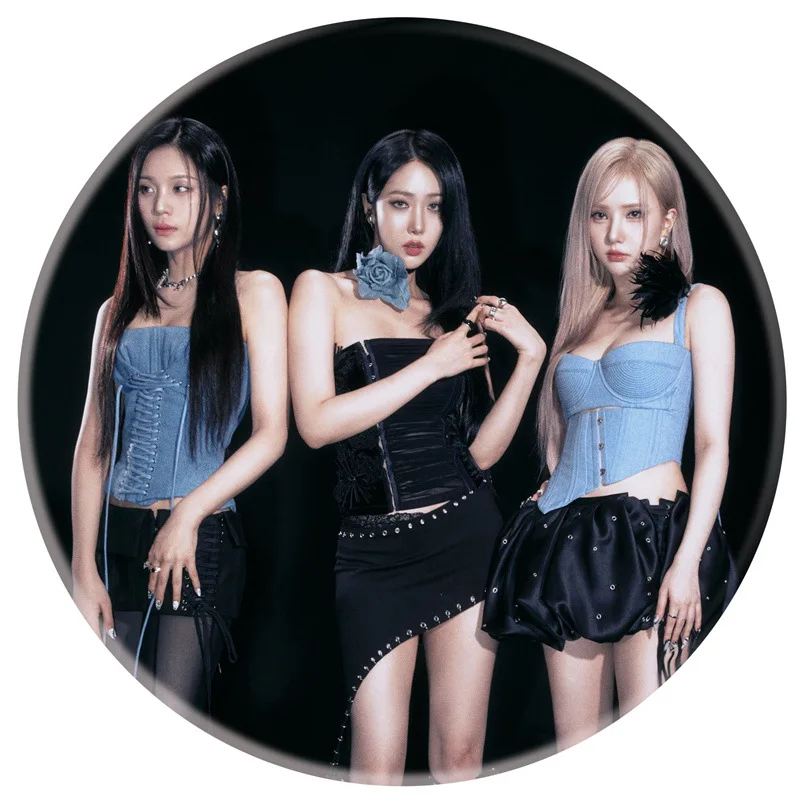 Альбом KPOP VIVIZ VOYAGE круглая металлическая брошь в виде значка E Dua SinB Umji модный