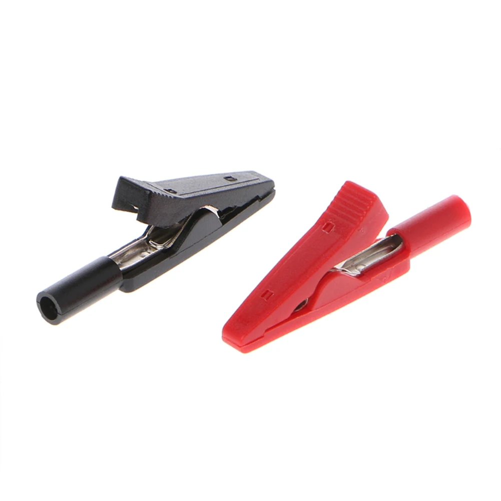 

Insulated Alligator Clips High-strength Nylon PA Banana Female Adapter For Battery Chargers Voltage Tester Electrician Tools