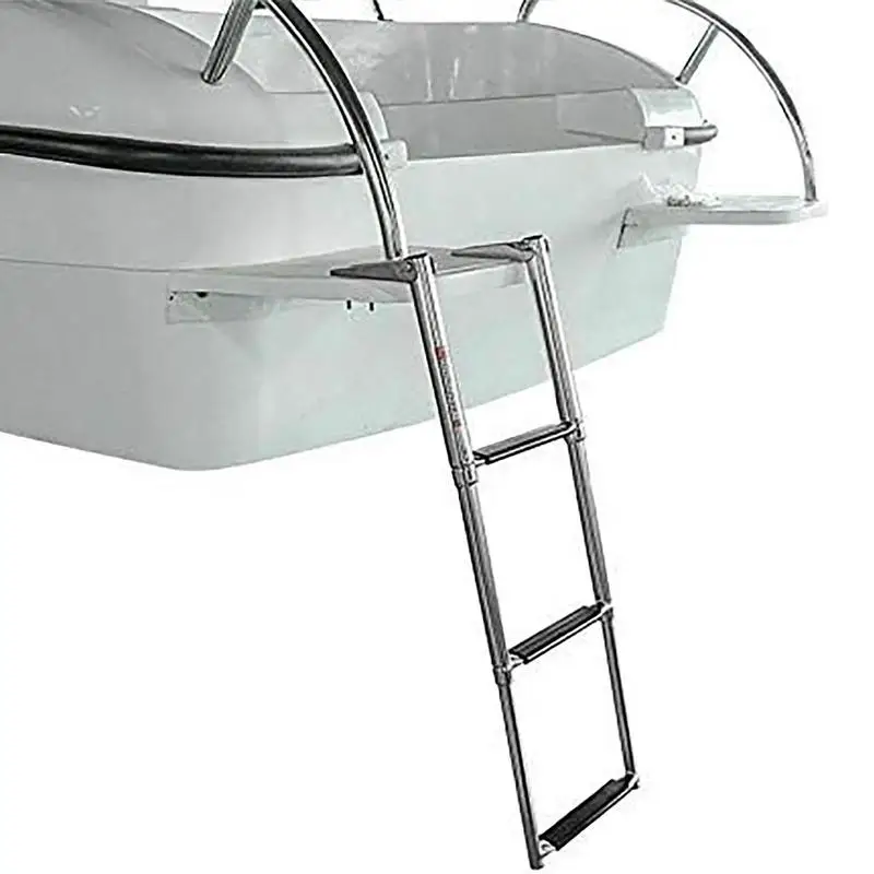 

Boat Accessories Stainless Steel Boat Ladder Stylish Under Platform Ladder For Marine Yacht Boat Telescopic Swimming Pool Ladder