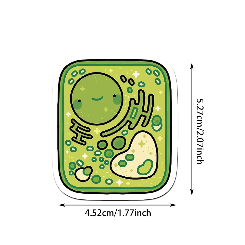 10/30/50 шт. мультяшная биологическая наклейка для водостойкой наклейки ноутбука
