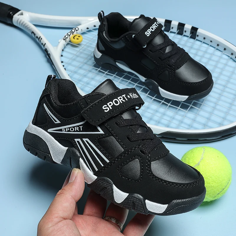 RUMDAX Boys Sneakers Air Cushion Kids Running Shoes Breathable Mesh Anti-slippery Sports Shoes Jogging Flats Child Basket Shoe