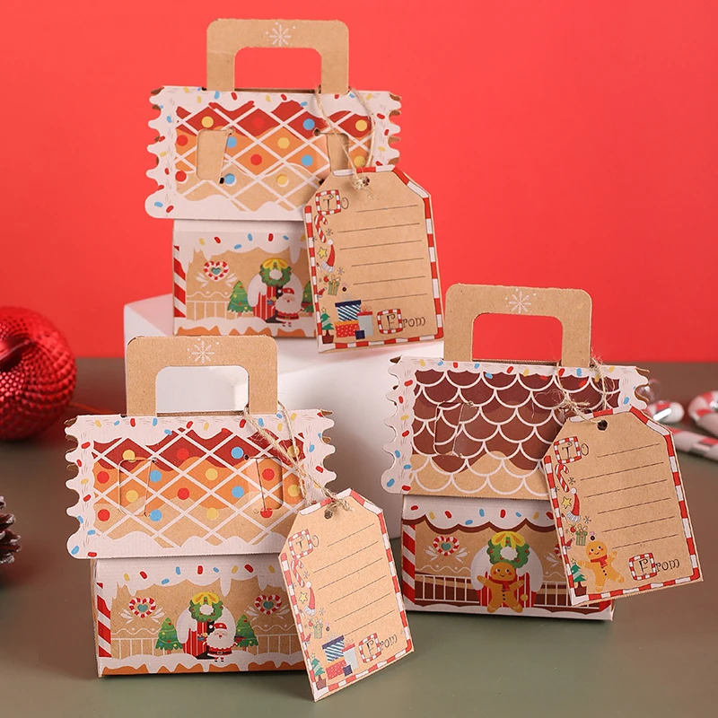 Kraft Paper Packaging Box Christmas Gift Bags